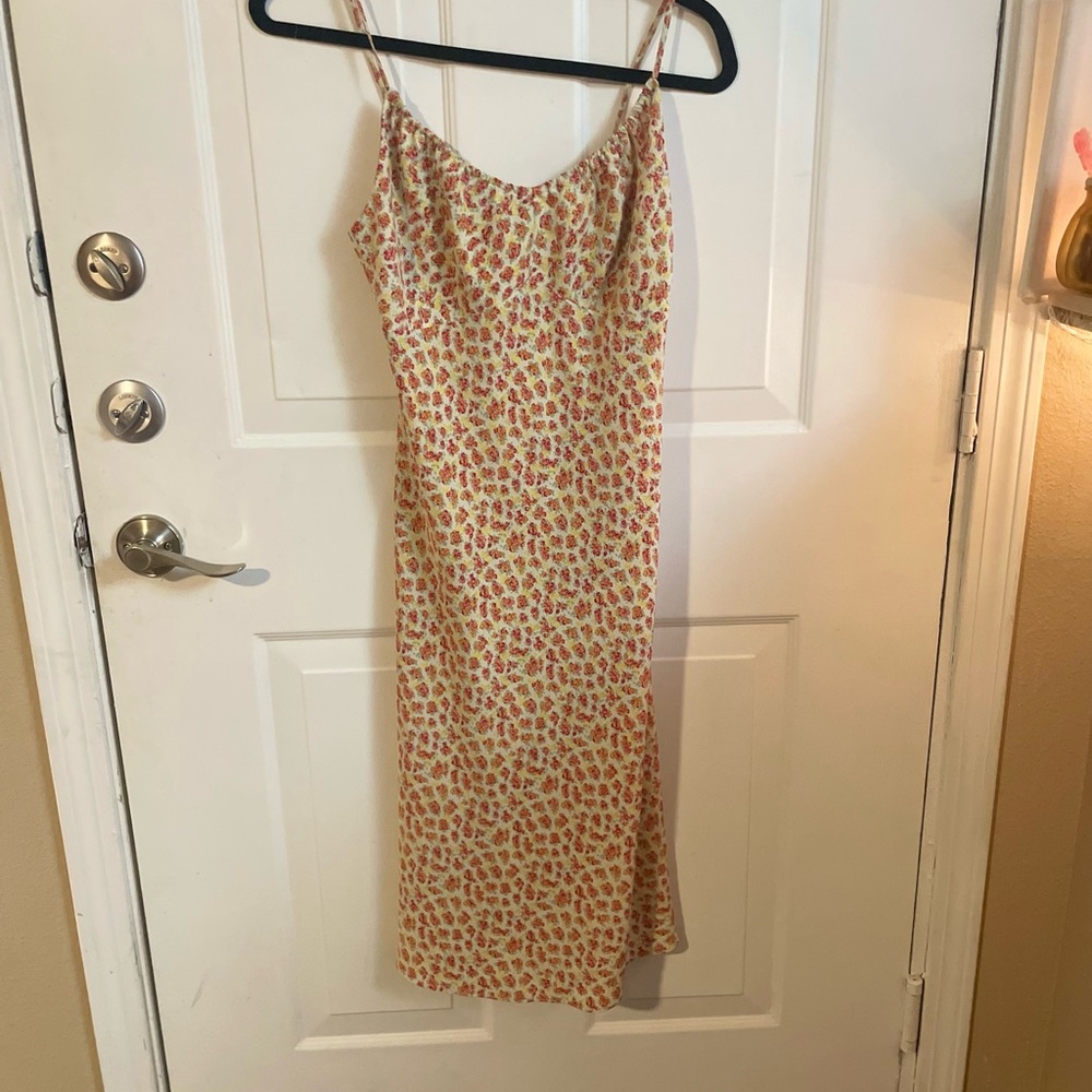 Long floral dress